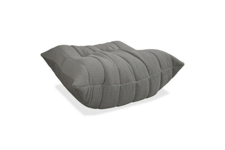 Ligne Roset Togo Stoff Hocker Neubezug Anthrazit