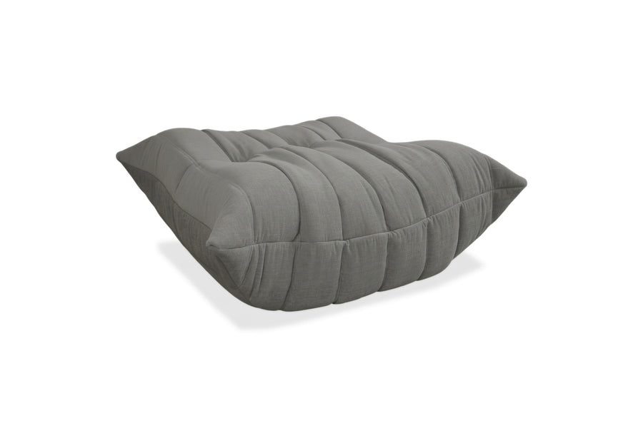 Ligne Roset Togo Stoff Hocker Neubezug Anthrazit