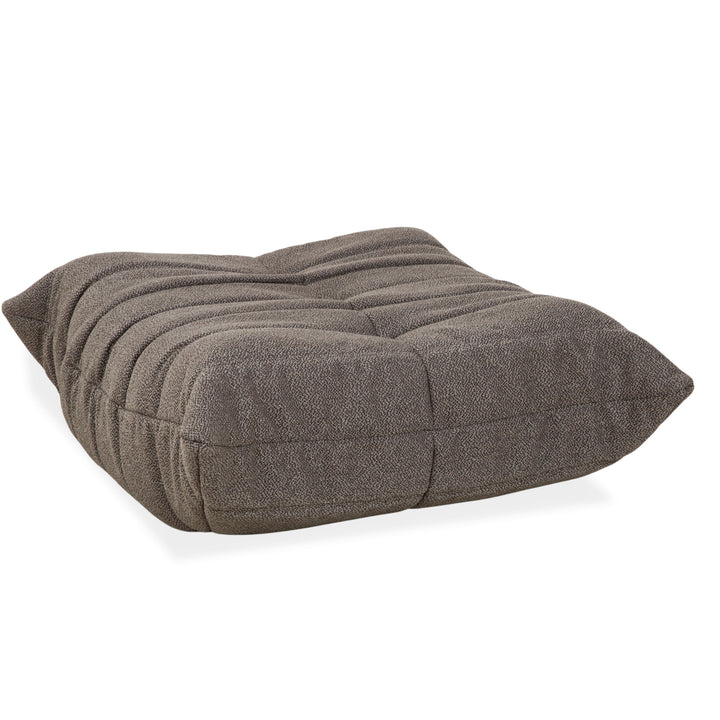 Ligne Roset Togo Fabric Stool Recovering Grey Brown