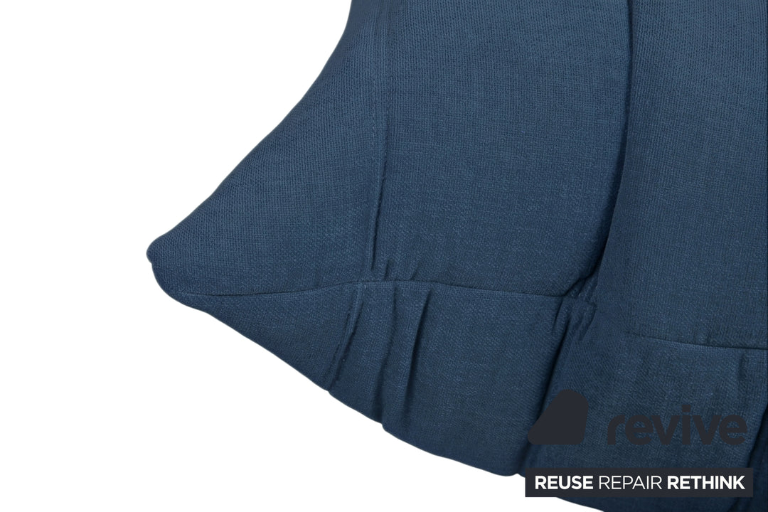 Ligne Roset Togo Stoff Hocker Neubezug Marineblau