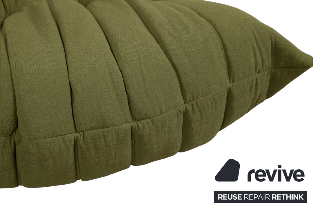 Ligne Roset Togo Fabric Stool Recovering Olicgrün