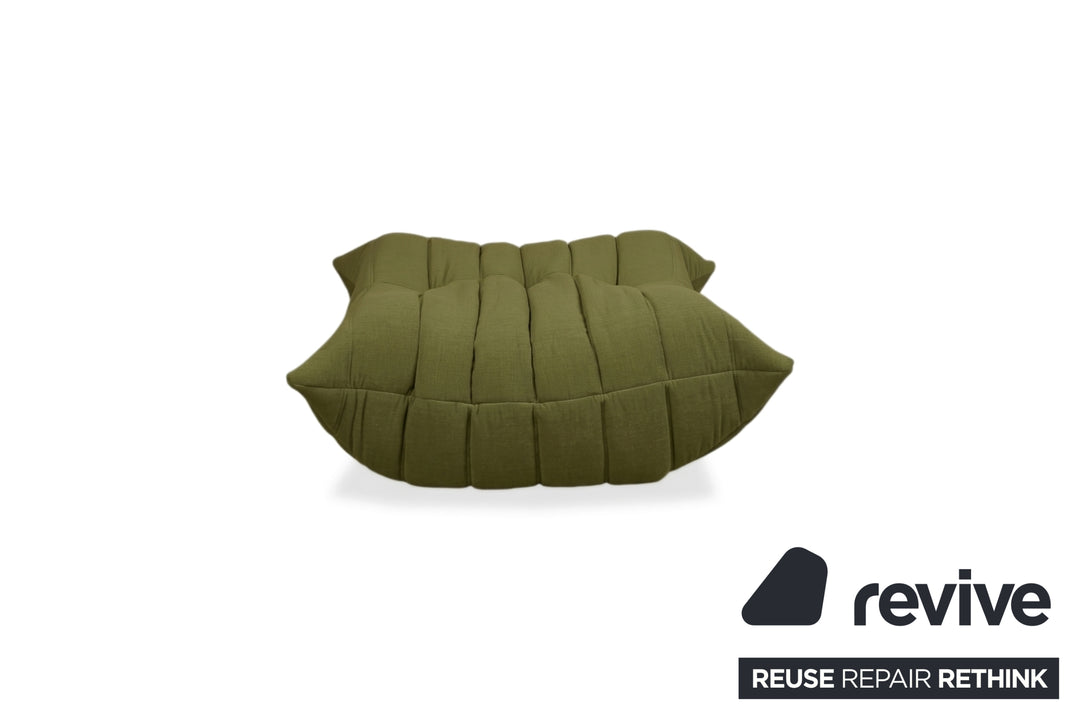 Ligne Roset Togo Stoff Hocker Neubezug Olicgrün