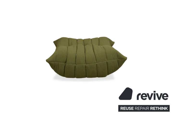 Ligne Roset Togo Stoff Hocker Neubezug Olicgrün