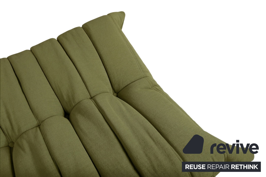 Ligne Roset Togo Fabric Stool Recovering Olicgrün
