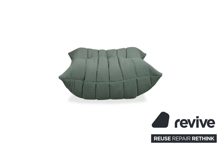 Ligne Roset Togo Stoff Hocker Neubezug Salbeigrün