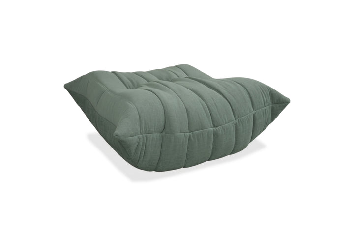 Ligne Roset Togo Stoff Hocker Neubezug Salbeigrün
