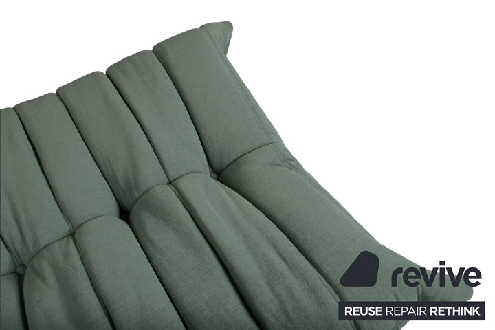 Ligne Roset Togo Stoff Hocker Neubezug Salbeigrün