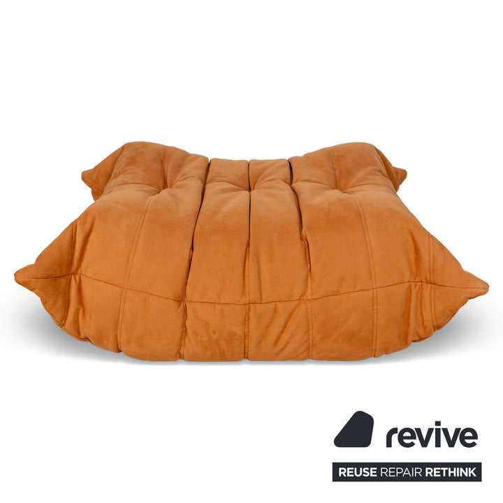 Ligne Roset Togo Fabric Stool Orange