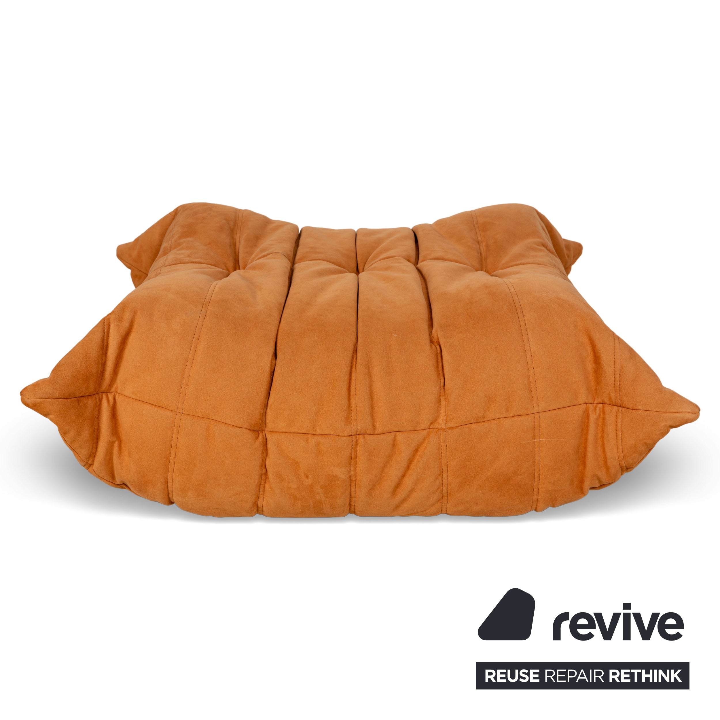 Ligne Roset Tabouret Togo en Tissu Orange