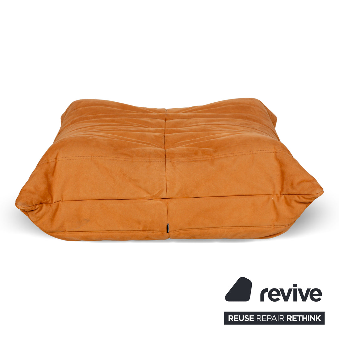Ligne Roset Togo Fabric Stool Orange