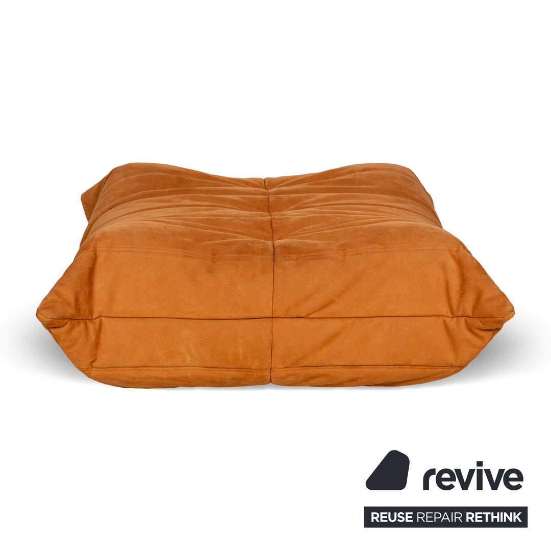 Ligne Roset Togo Fabric Stool Orange