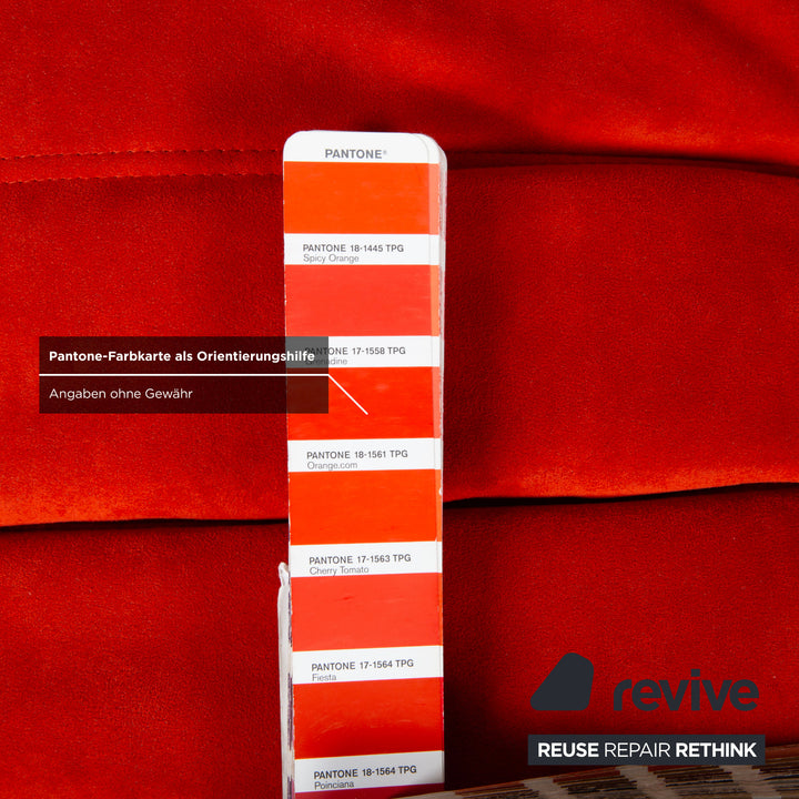 Ligne Roset Togo Stoff Hocker Rot