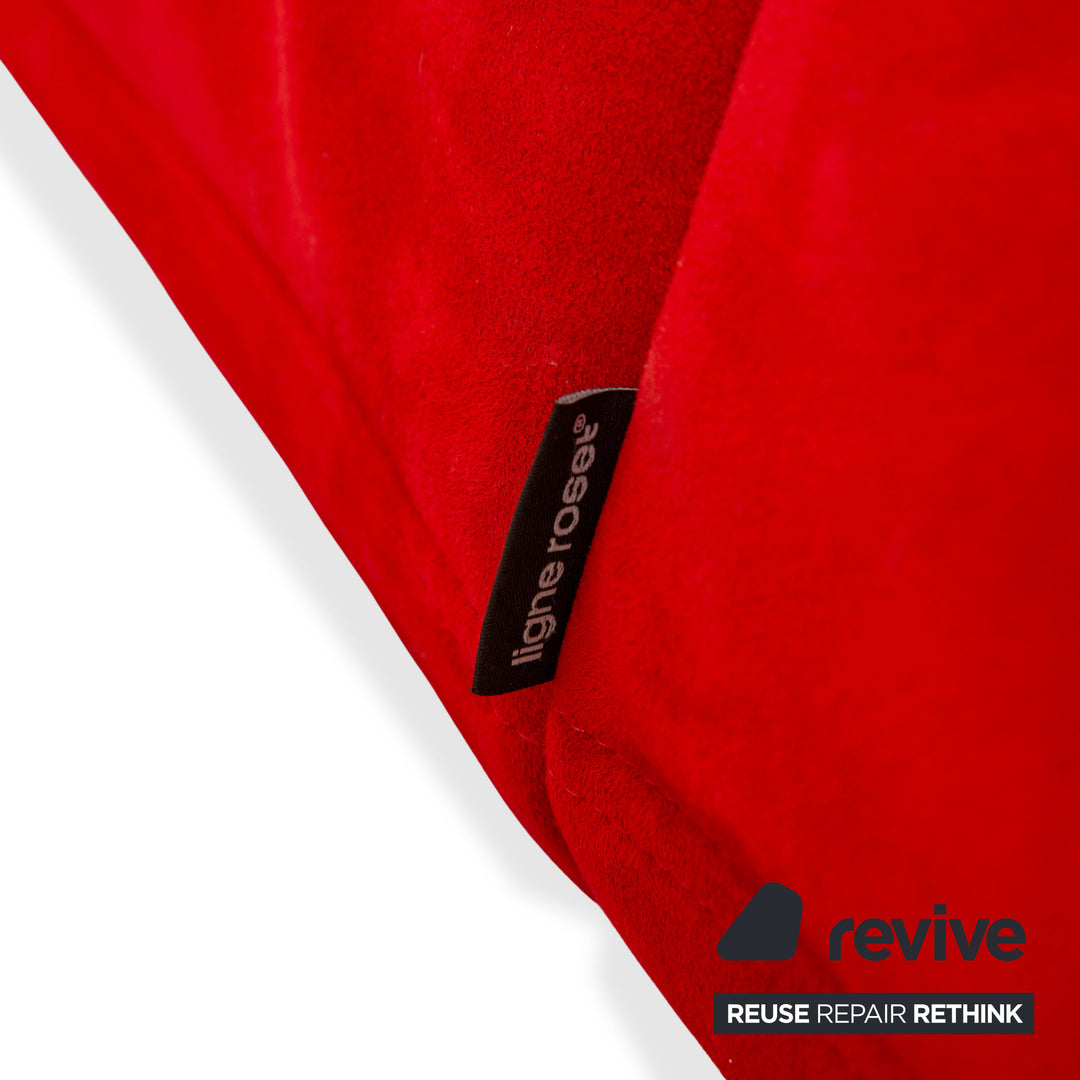 Ligne Roset Togo Fabric Stool Red