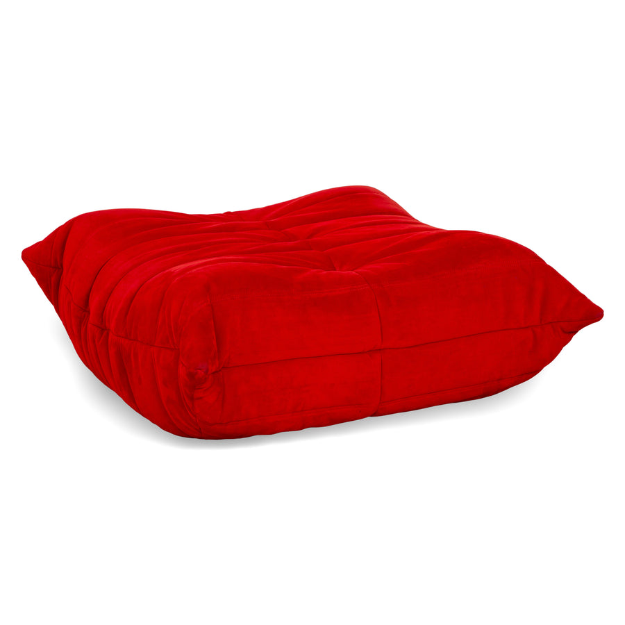 Ligne Roset Togo Fabric Stool Red