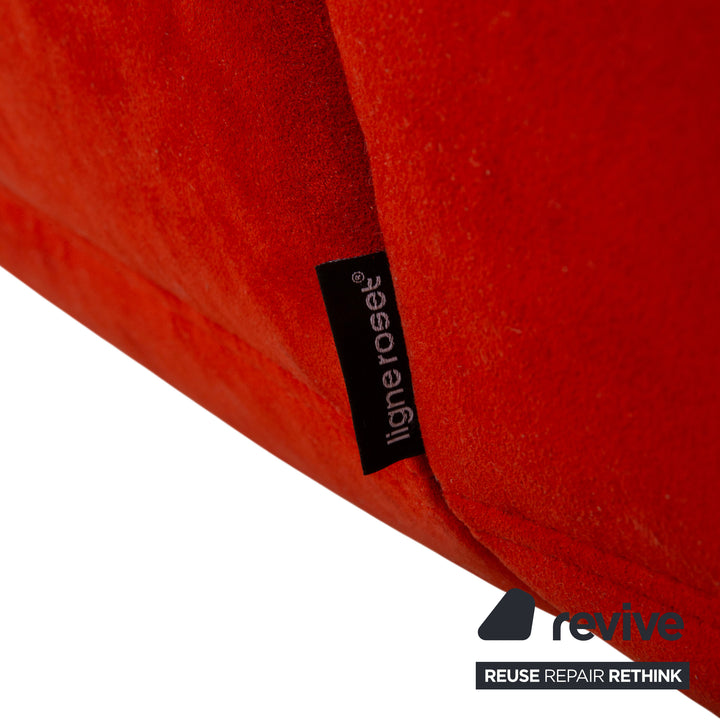 Ligne Roset Togo Stoff Hocker Rot