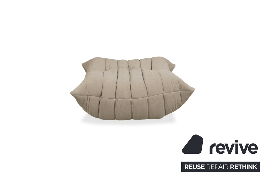 Ligne Roset Togo Stoff Hocker Sandbeige