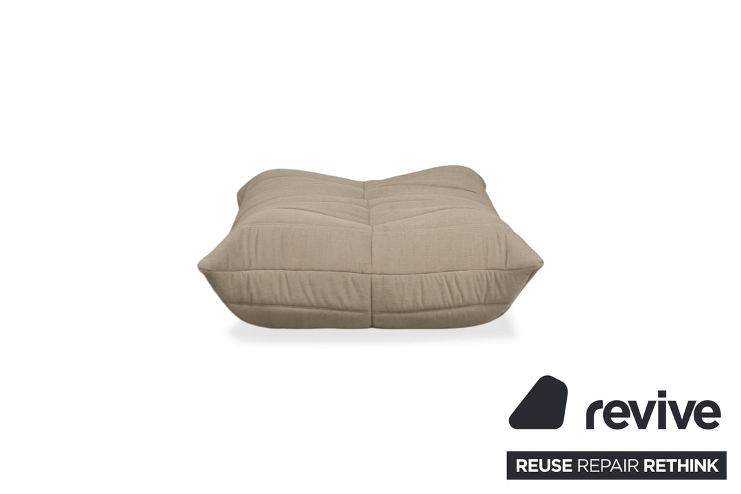 Ligne Roset Togo Stoff Hocker Sandbeige