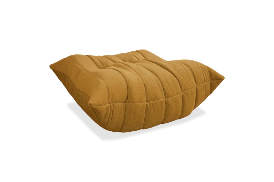 Ligne Roset Togo Stoff Hocker Senfgelb