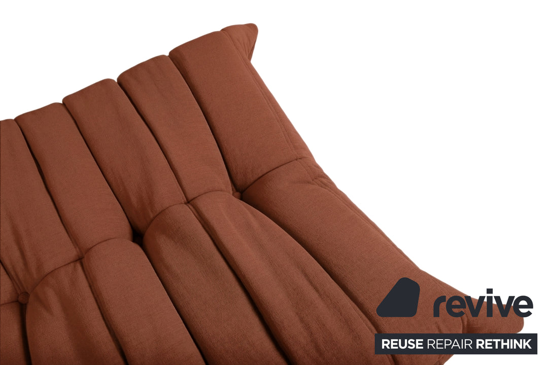 Ligne Roset Togo Stoff Hocker Terrakotta