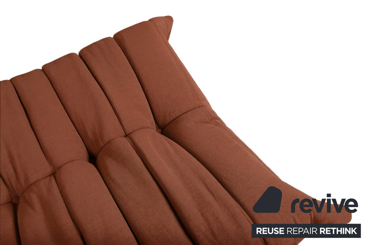 Ligne Roset Togo Stoff Hocker Terrakotta