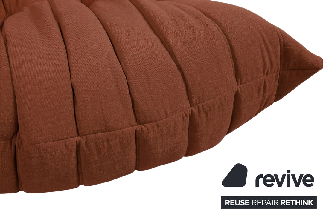 Ligne Roset Togo Stoff Hocker Terrakotta