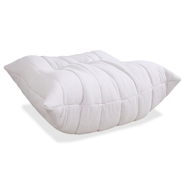 Ligne Roset Togo Stoff Hocker Weiß