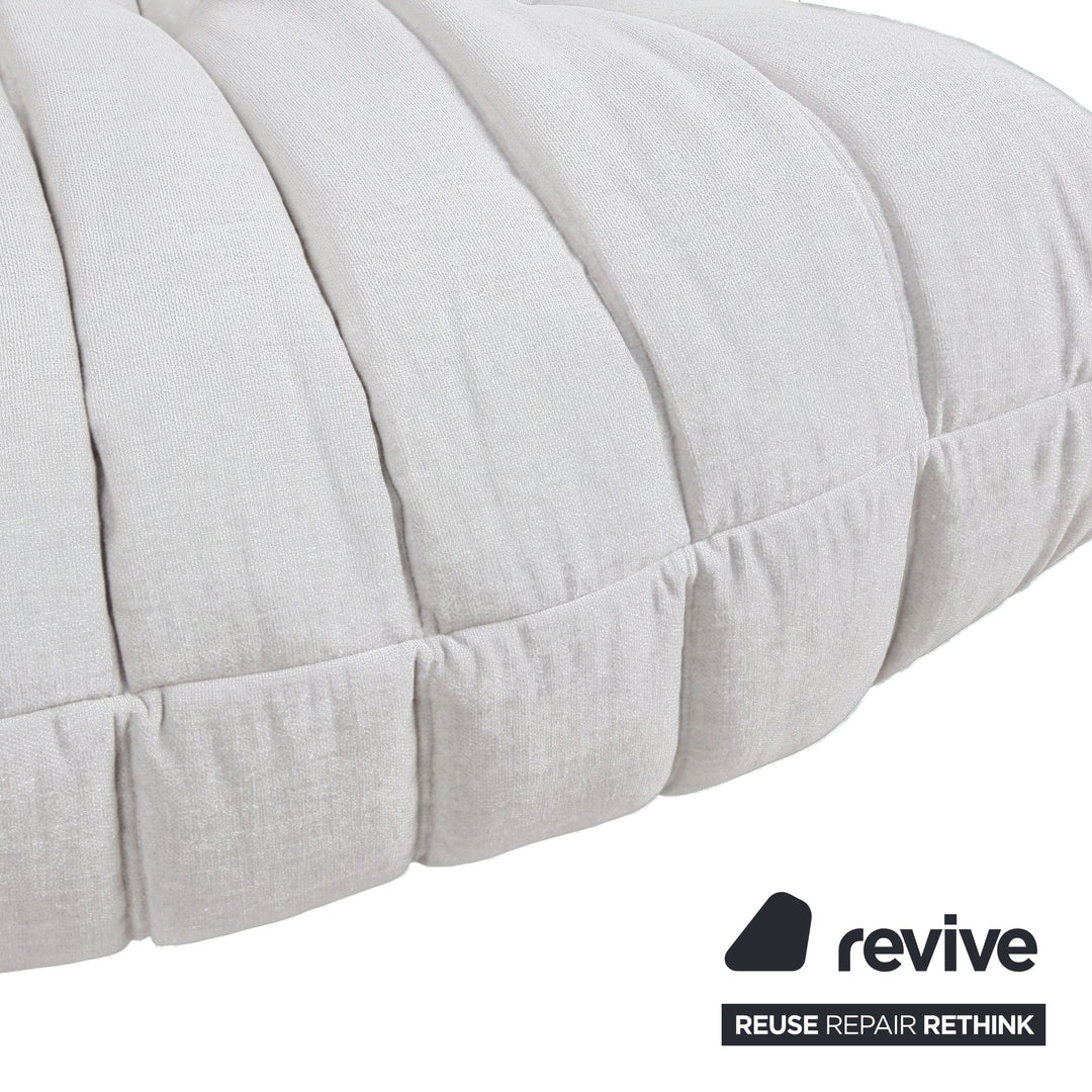 Ligne Roset Togo Stoff Hocker Weiß