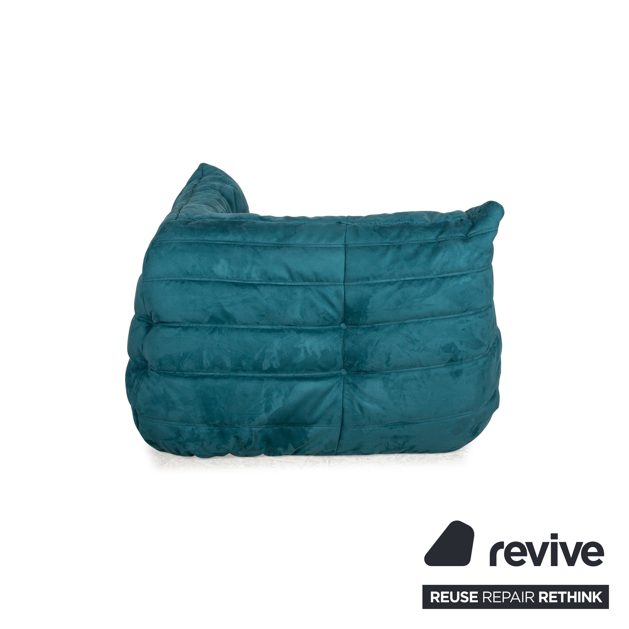 ligne roset fauteuil tissu Togo bleu housse neuve