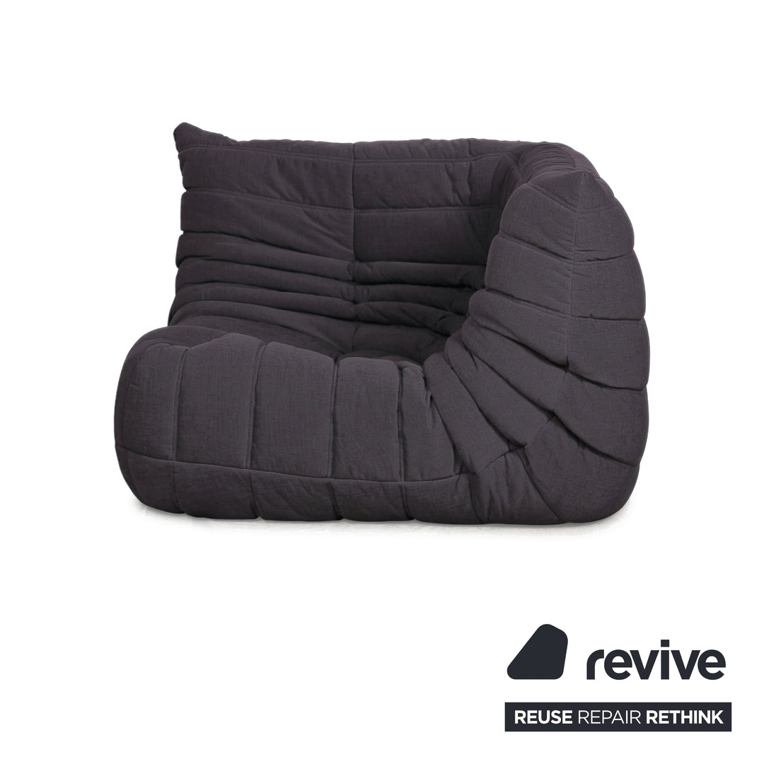 Ligne Roset Togo Stoff Sessel Ecke Anthrazit Neubezug MALOU 185