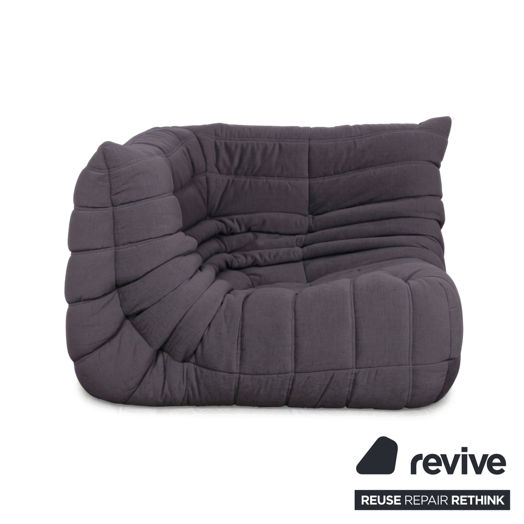 Ligne Roset Togo Stoff Sessel Ecke Anthrazit Neubezug MALOU 185