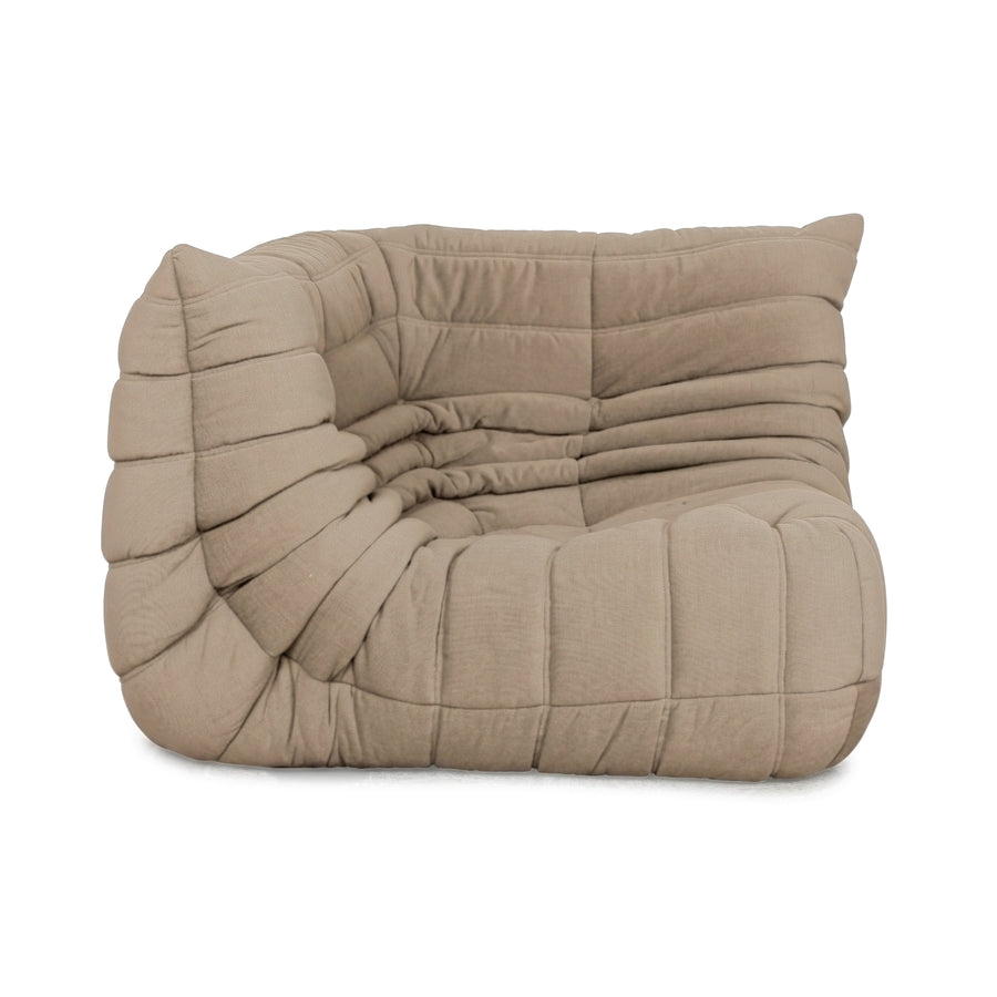 Ligne Roset Togo Stoff Sessel Ecke Beige Neubezug MALOU 107
