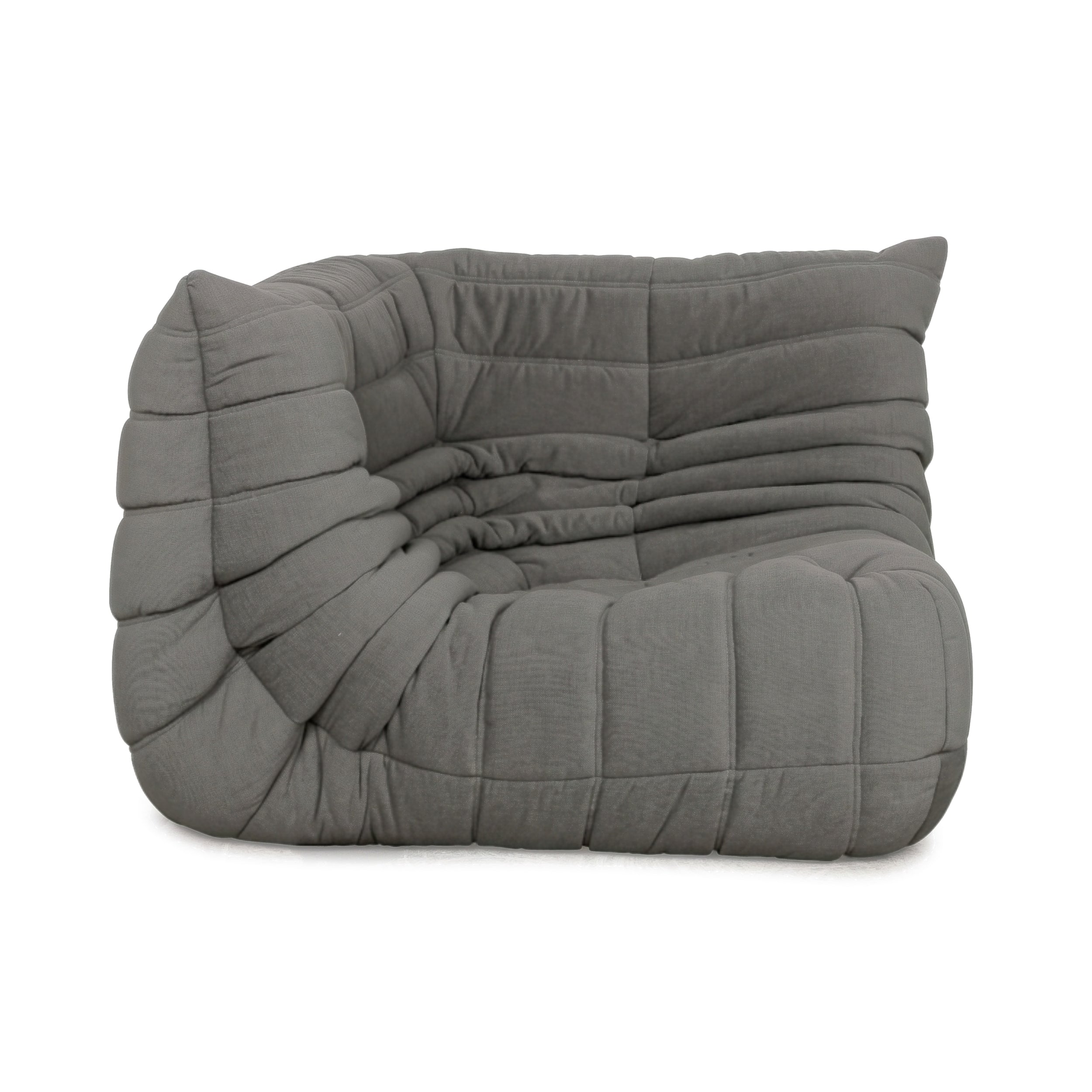 Ligne Roset Togo Corner Unit Grey Fabric New Upholstery