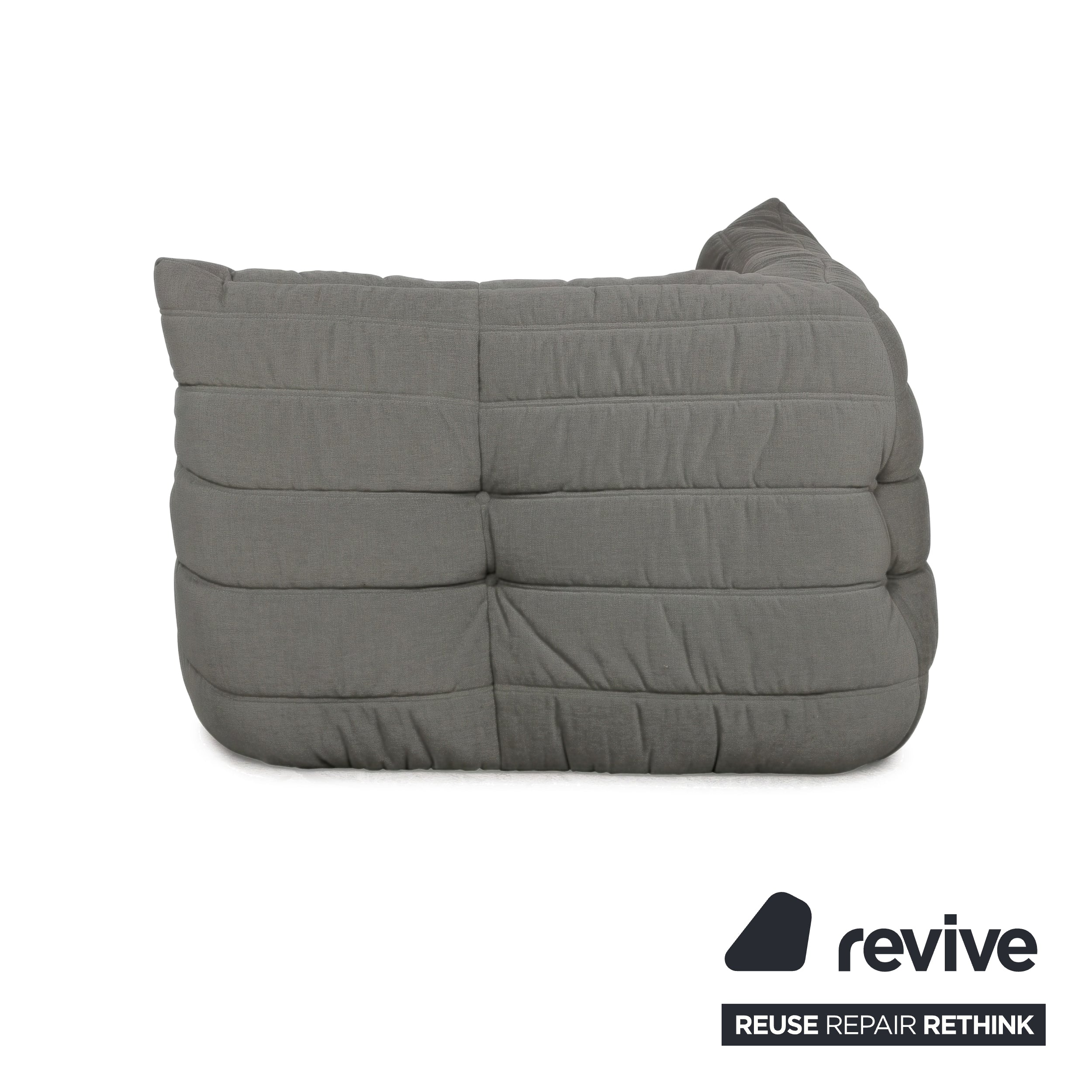 Ligne Roset Togo Corner Unit Grey Fabric New Upholstery