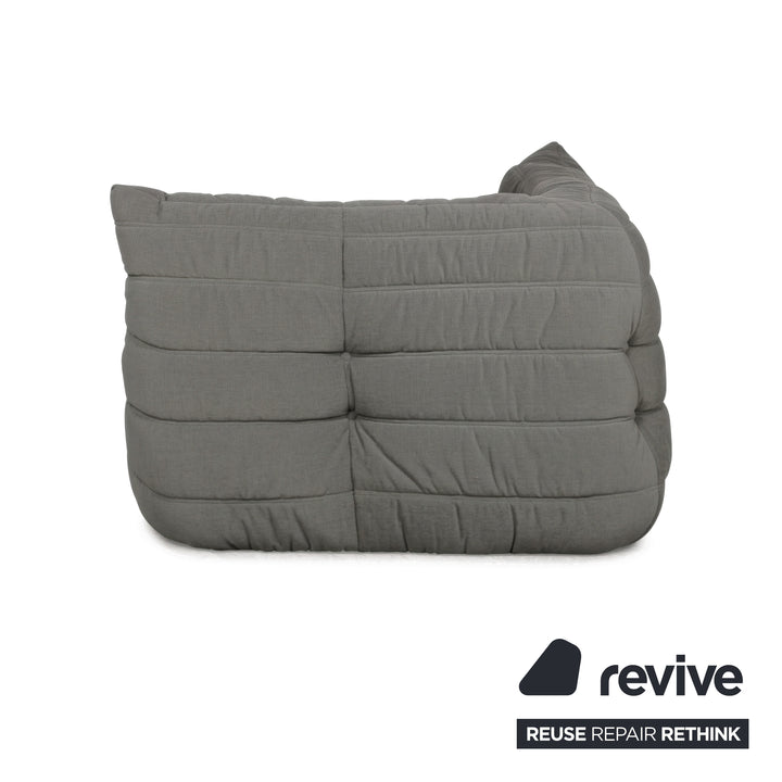 Ligne Roset Togo Eckelement Stoff Grau Neubezug