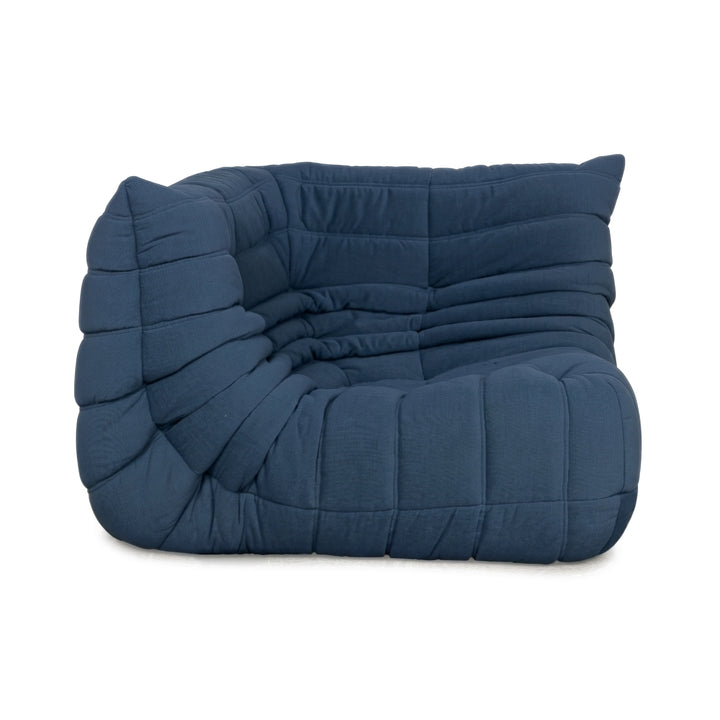 Ligne Roset Togo Stoff Sessel Ecke Königsblau Blau Neubezug MALOU 168