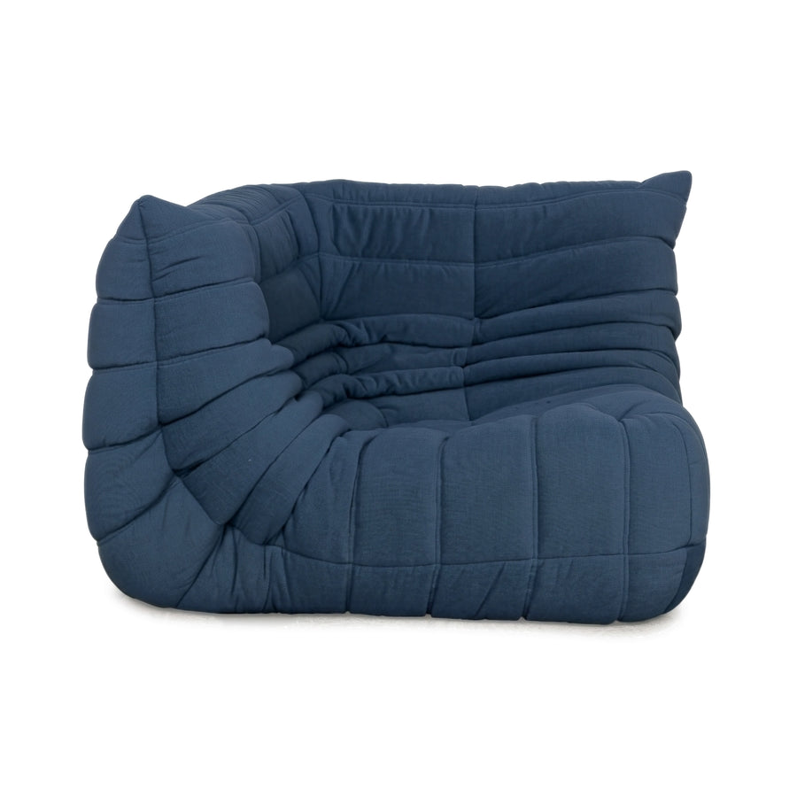 Ligne Roset Togo Stoff Sessel Ecke Königsblau Blau Neubezug MALOU 168