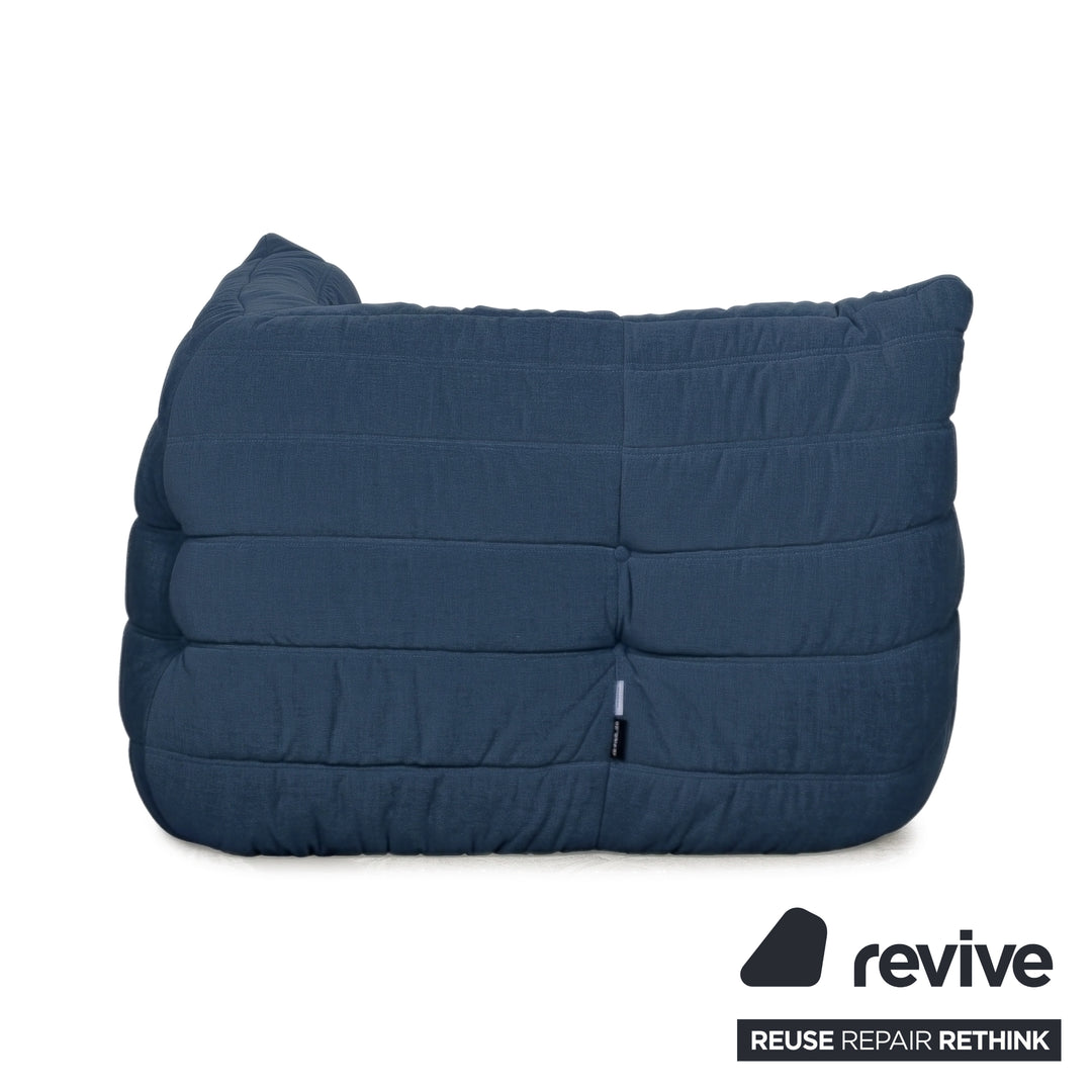 Ligne Roset Togo Stoff Sessel Ecke Königsblau Blau Neubezug MALOU 168