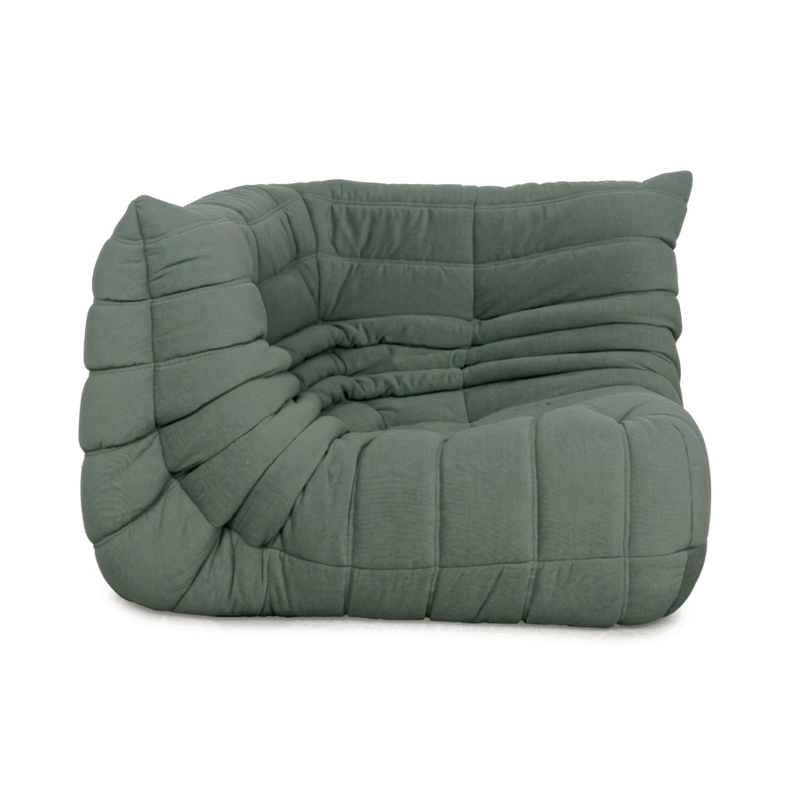 Ligne Roset Togo Stoff Sessel Ecke Mint Grün Neubezug MALOU 160