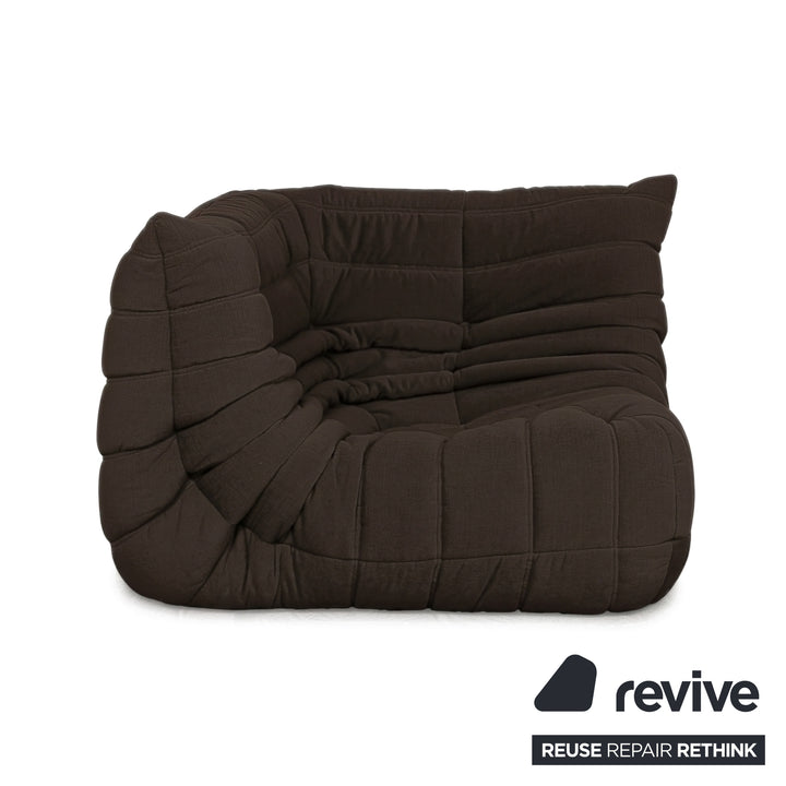 Ligne Roset Togo Stoff Sessel Ecke Mokka Neubezug MALOU 126