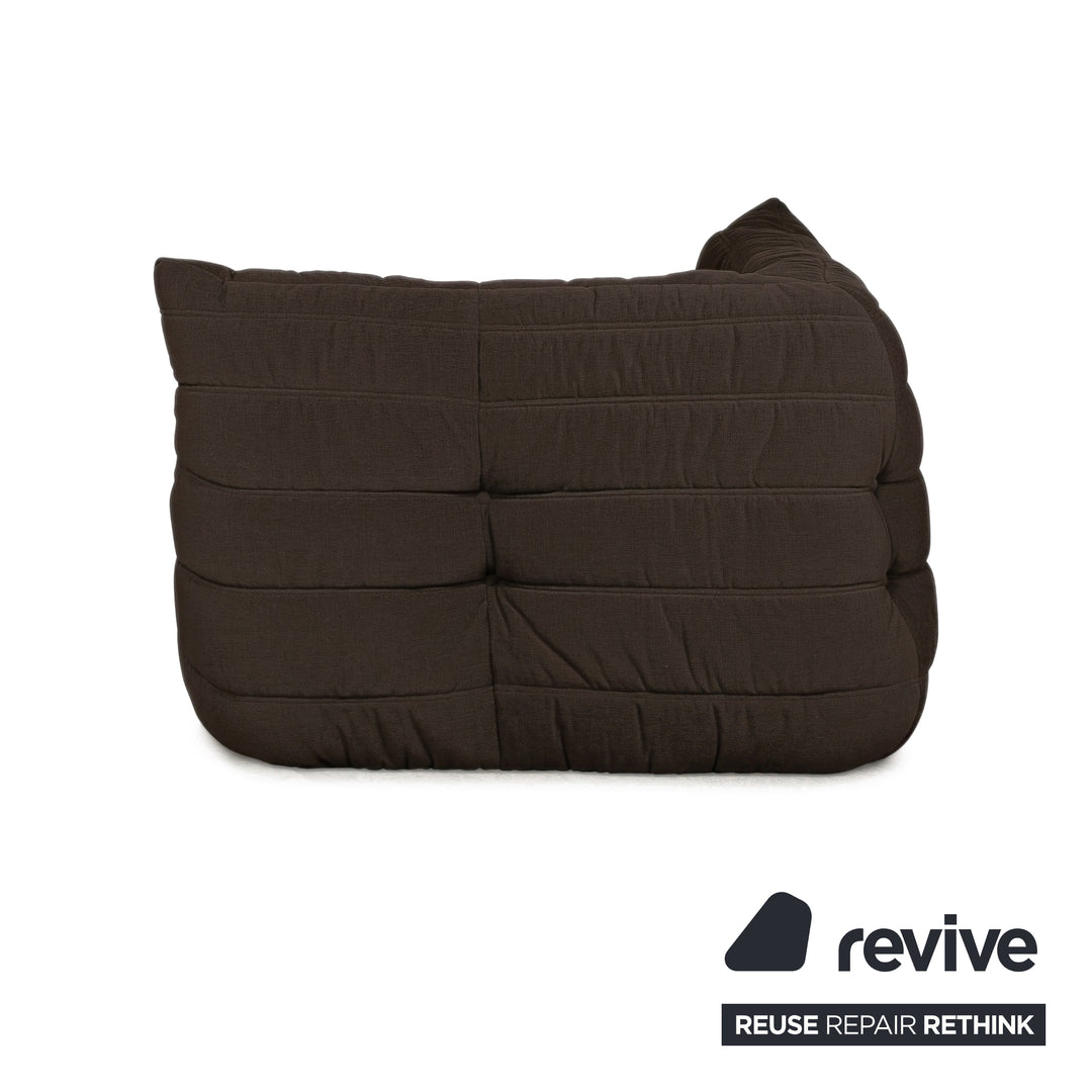 Ligne Roset Togo Stoff Sessel Ecke Mokka Neubezug MALOU 126