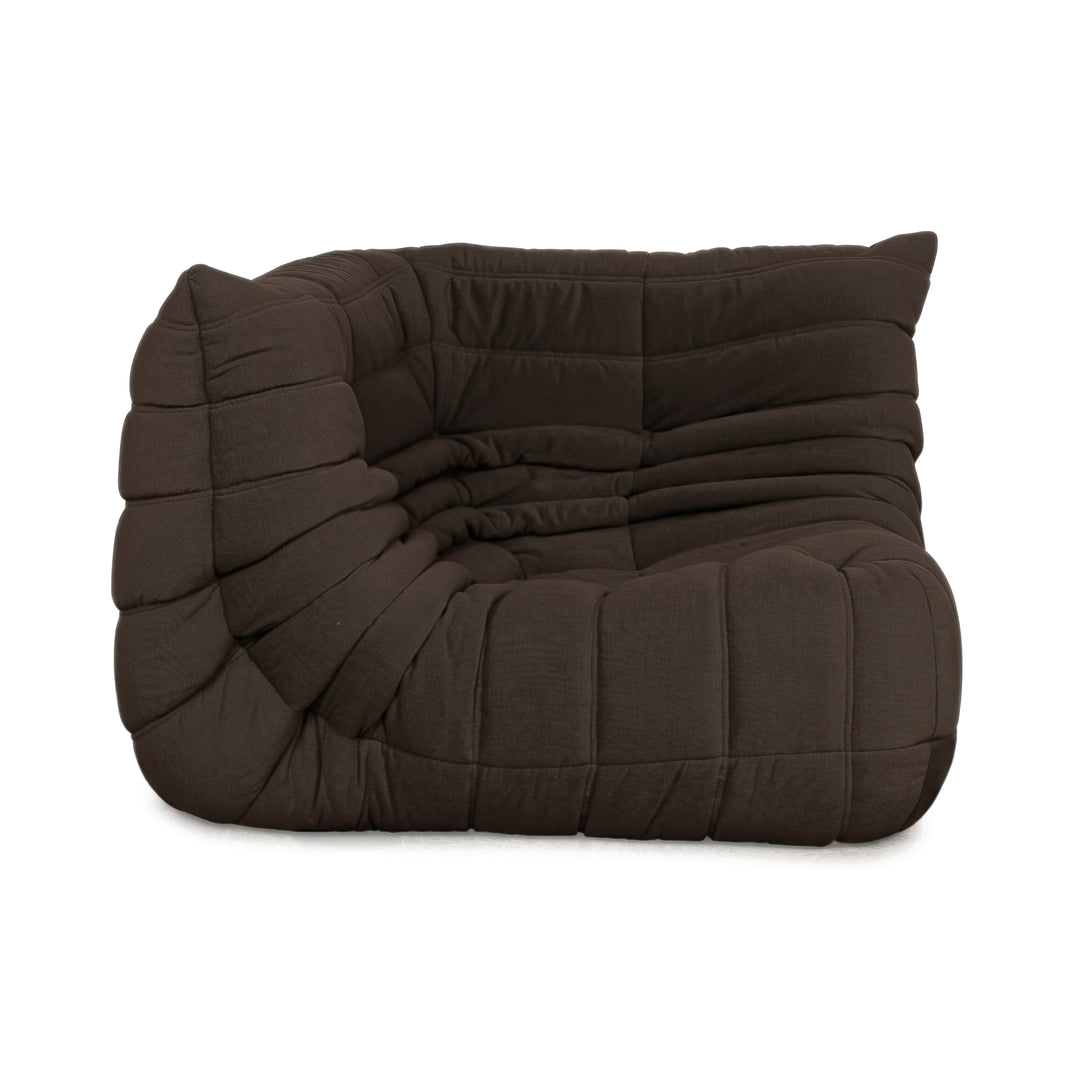 Ligne Roset Togo Stoff Sessel Ecke Mokka Neubezug MALOU 126