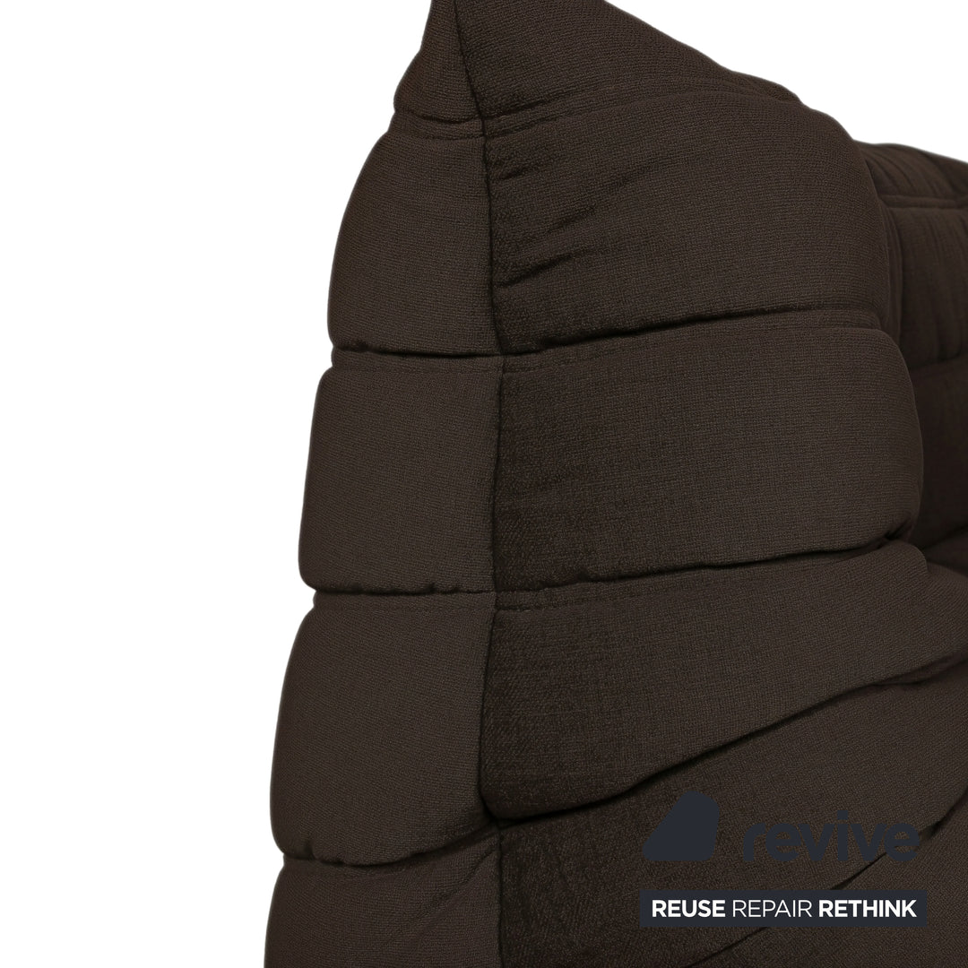Ligne Roset Togo Stoff Sessel Ecke Mokka Neubezug MALOU 126