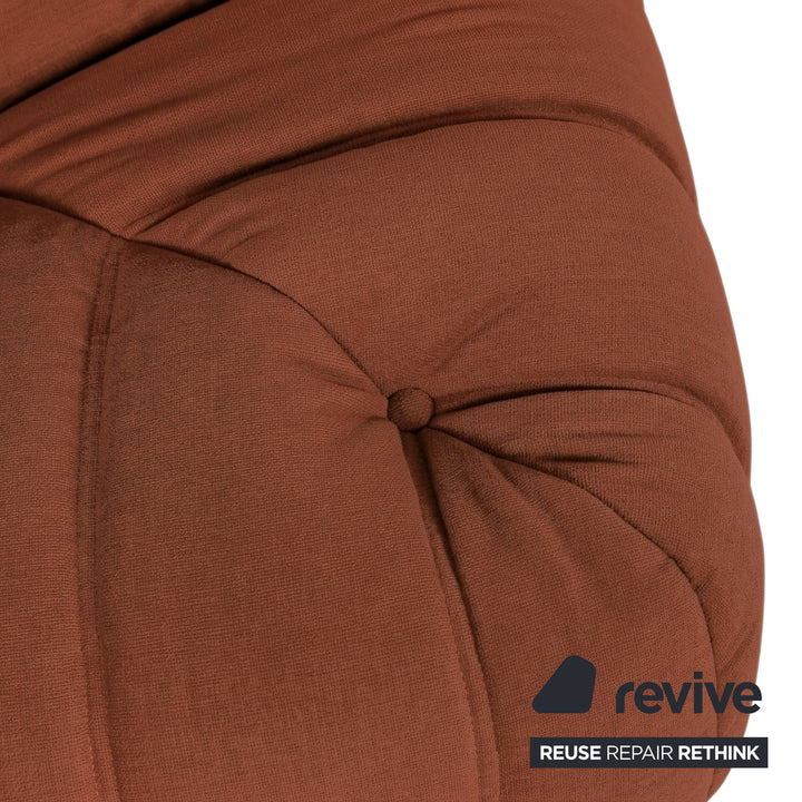 Ligne Roset Togo Stoff Sessel Ecke Orange Neubezug MALOU 134