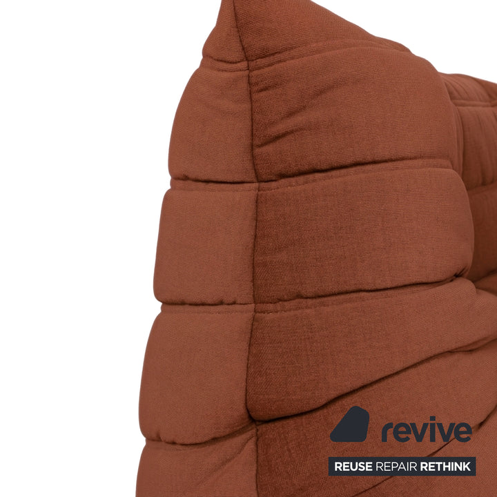 Ligne Roset Togo Stoff Sessel Ecke Orange Neubezug MALOU 134