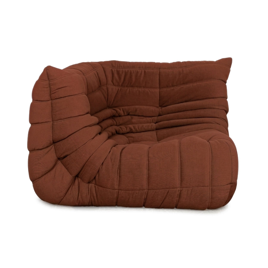 Ligne Roset Togo Stoff Sessel Ecke Orange Neubezug MALOU 134
