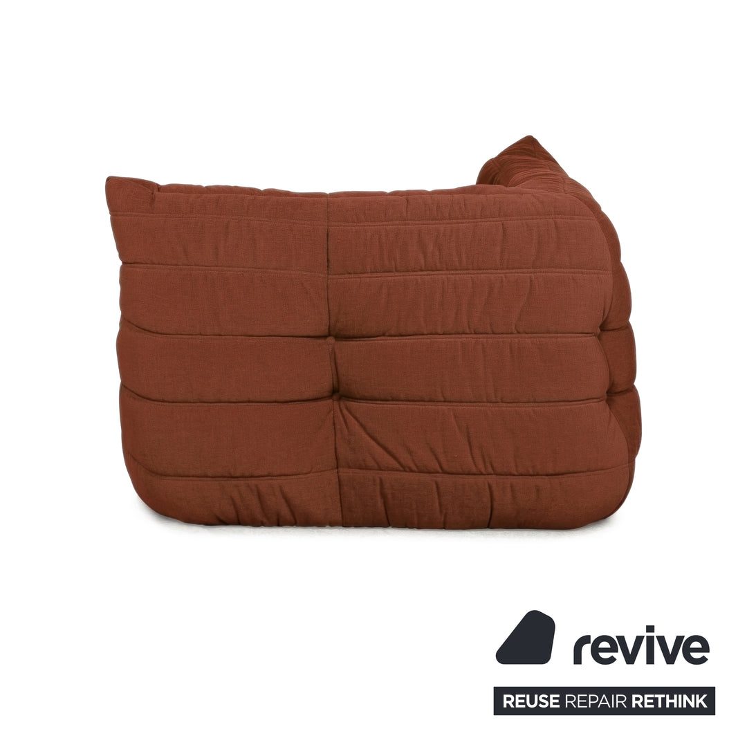 Ligne Roset Togo Stoff Sessel Ecke Orange Neubezug MALOU 134