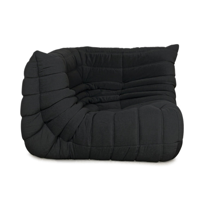 Ligne Roset Togo Stoff Sessel Ecke Schwarz Neubezug MALOU 186