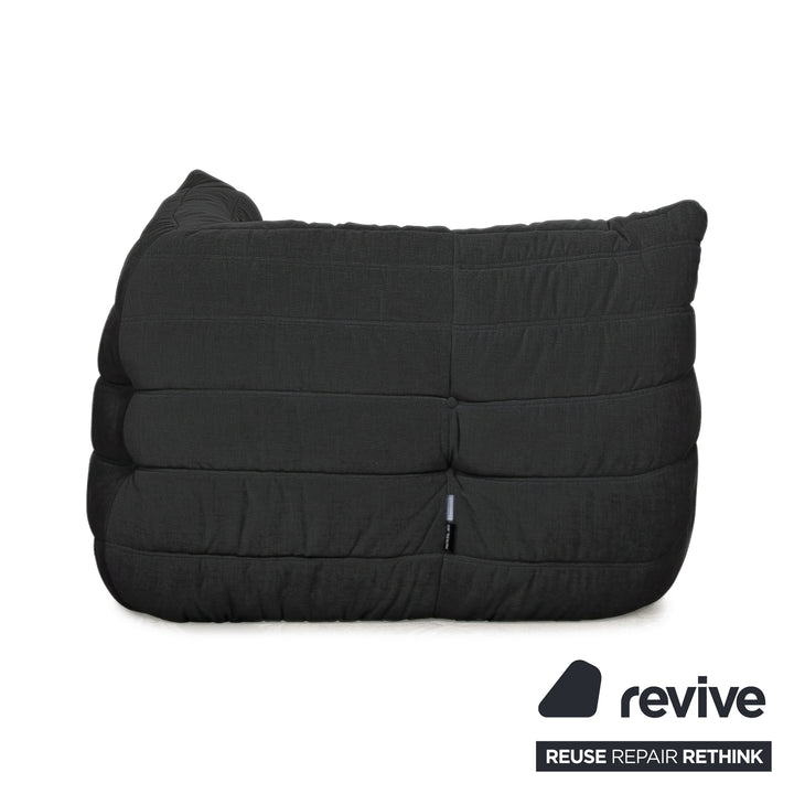 Ligne Roset Togo Stoff Sessel Ecke Schwarz Neubezug MALOU 186
