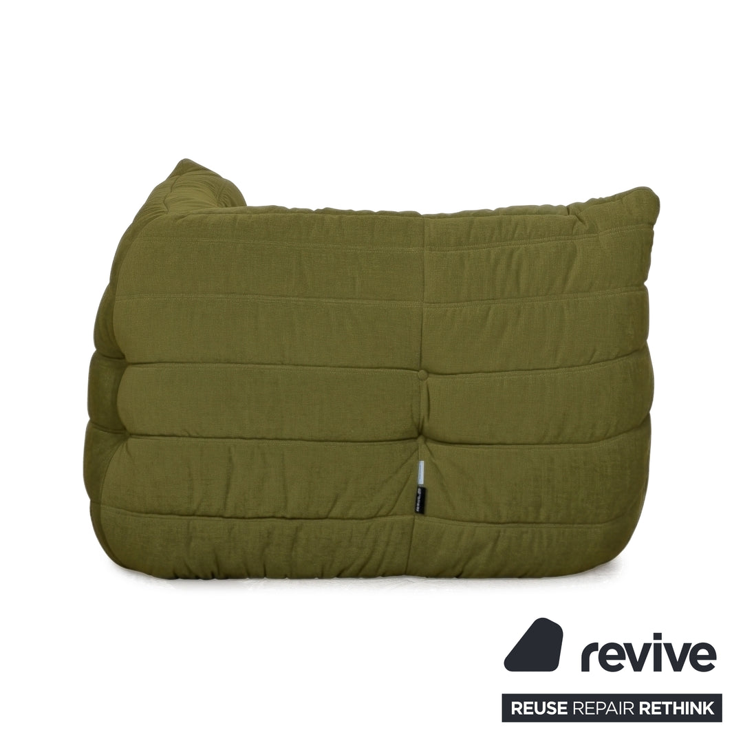 Ligne Roset Togo Stoff Sessel Ecke Waldmeister Grün Neubezug MALOU 157