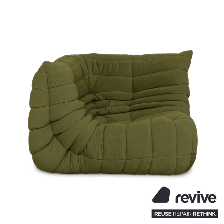 Ligne Roset Togo Stoff Sessel Ecke Waldmeister Grün Neubezug MALOU 157